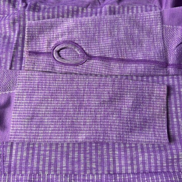 Lululemon Rest Less Hoodie Women 4? *Flaw Heathered Violet Long SleeveTop Pocket - Picture 12 of 16